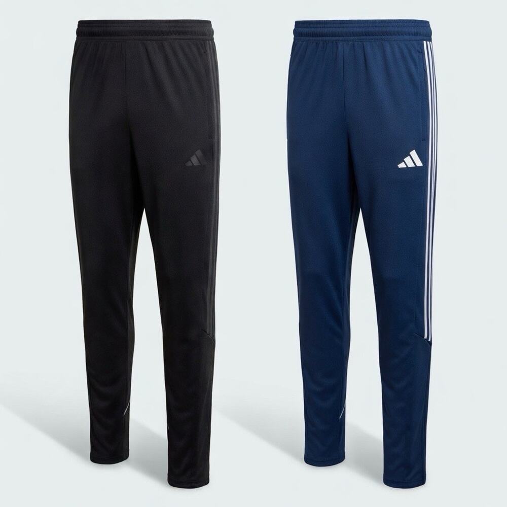 Adidas Men's Large Set of 2 Tiro 23 League Pant - Navy/White & Black Track Pants